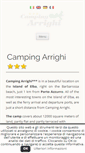 Mobile Screenshot of campingarrighi.it